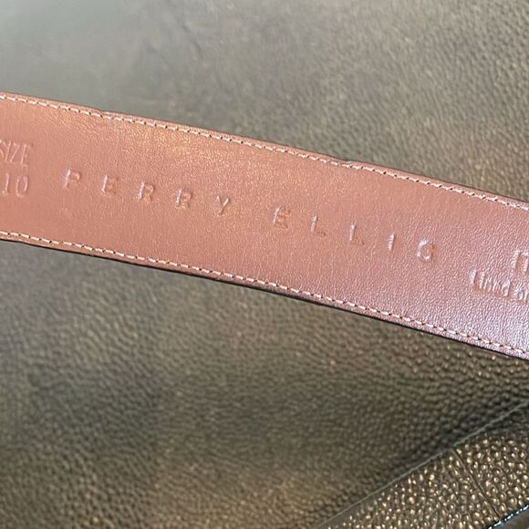 Perry Ellis portfolio brown Leather belt size 44 - Picture 4 of 8